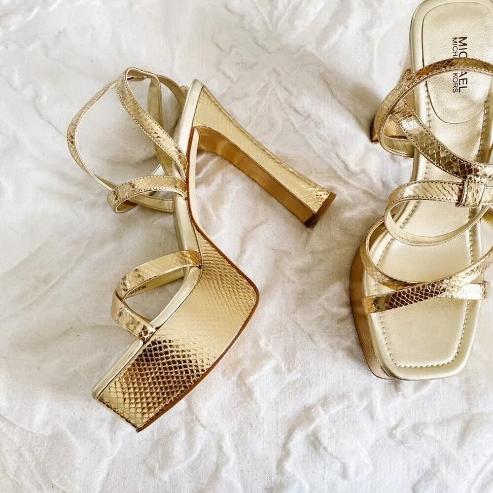 Michael Kors Paoloa Platform Heels Size 10